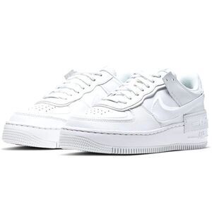 Nike Air Force 1 Low Shadow Triple White (Women’s). SIZE 9 - CI0919-100